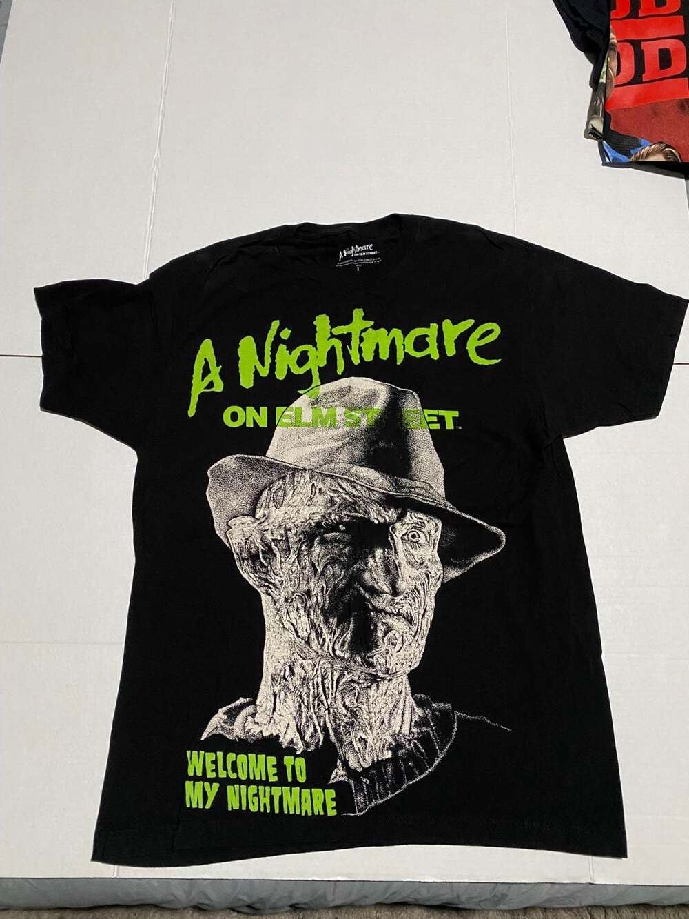 A Nightmare on Elm Street Freddy Krueger Welcome to My Nightmare T-Shirt Size L